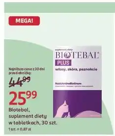 Rossmann Biotebal, suplement diety w tabletkach, 30 szt oferta