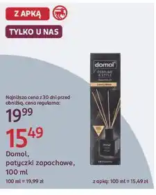 Rossmann Domol, patyczki zapachowe oferta
