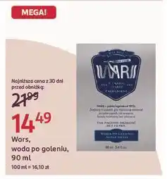 Rossmann Wars, woda po goleniu oferta