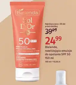 Rossmann Bielenda, nawilżająca emulsja do opalania SPF 50 oferta