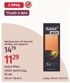 Rossmann Isana Men, roller pod oczy oferta
