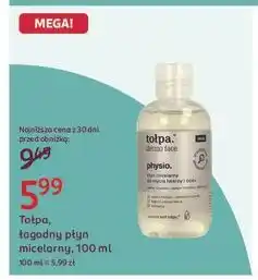 Rossmann Tołpa, łagodny płyn micelarny oferta