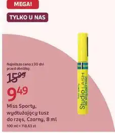 Rossmann Miss Sporty, wydłużający tusz do rzęs, Czarny oferta