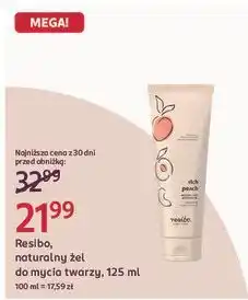 Rossmann Resibo, naturalny żel do mycia twarzy oferta