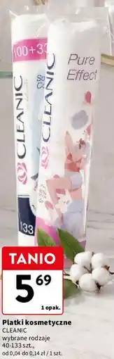 Intermarche Płatki kosmetyczne CLEANIC wybrane rodzaje oferta