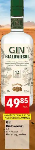 Delikatesy Centrum Gin Białowieski klasyczny, malina oferta