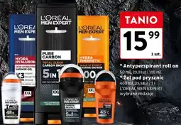 Intermarche Antyperspirant roll on * Żel pod prysznic L'OREAL MEN EXPERT wybrane rodzaje oferta