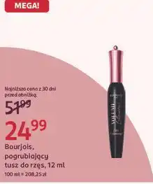 Rossmann Bourjois, pogrubiający tusz do rzęs oferta