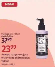 Rossmann Anwen, rozgrzewająca wcierka do skóry głowy oferta