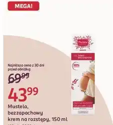 Rossmann Mustela, bezzapachowy krem na rozstępy oferta