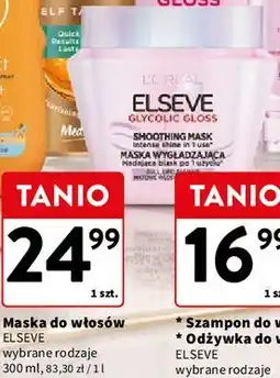 Intermarche Maska do włosów ELSEVE oferta