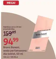 Rossmann Bruno Banani, woda perfumowana dla kobiet oferta