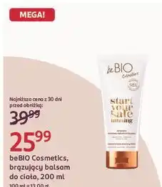 Rossmann beBIO Cosmetics, brązujący balsam do ciała oferta