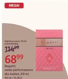 Rossmann Bugatti, woda perfumowana dla kobiet oferta