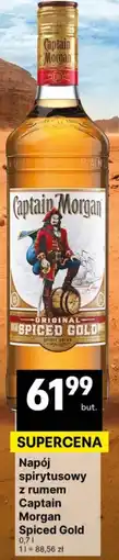 Delikatesy Centrum Napój spirytusowy z rumem Captain Morgan Spiced Gold oferta