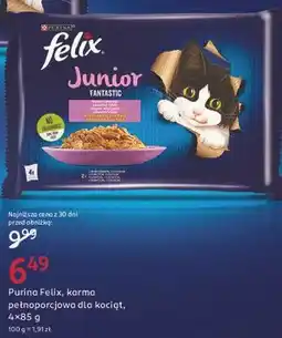 Rossmann Purina Felix, karma pełnoporcjowa dla kociąt oferta