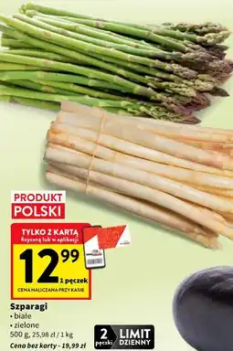 Intermarche Szparagi białe zielone oferta