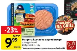 Intermarche Burger z kurczaka zagrodowego Kurczak Zagrodowy oferta