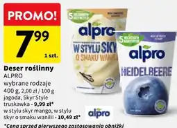 Intermarche Deser roślinny ALPRO oferta