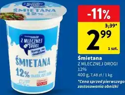 Intermarche Z Mlecznej Drogi Śmietana 12% oferta