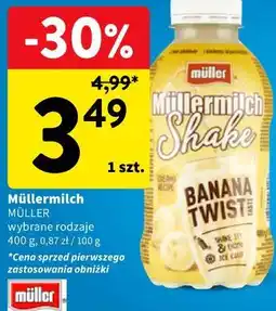 Intermarche Müllermilch Shake MÜLLER oferta