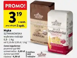 Intermarche Mąka SZYMANOWSKA wybrane rodzaje oferta