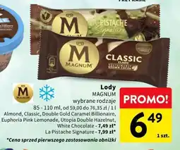 Intermarche Lody MAGNUM wybrane rodzaje oferta