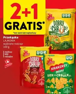 Intermarche Przekąska LAJKONIK wybrane rodzaje oferta