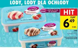 Intermarche Lody O LA LA! wybrane rodzaje oferta