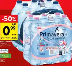Intermarche Woda źródlana PRIMAVERA oferta