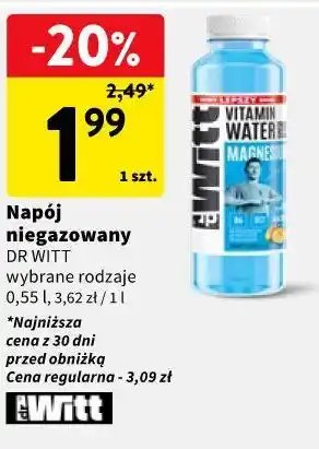 Intermarche Napój niegazowany DR WITT oferta