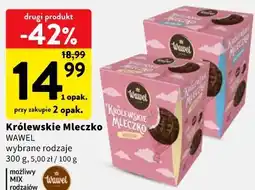 Intermarche Królewskie Mleczko WAWEL wybrane rodzaje oferta