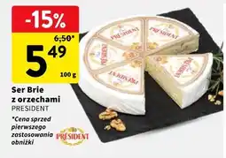 Intermarche Ser Brie z orzechami oferta