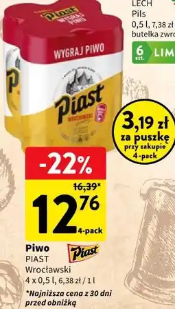 Intermarche Piwo PIAST Wrocławski oferta