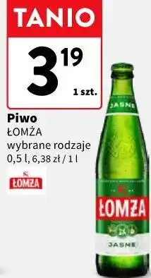 Intermarche Piwo ŁOMŻA wybrane rodzaje oferta