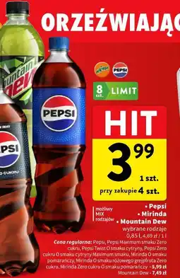 Intermarche Pepsi, Mirinda, Mountain Dew oferta
