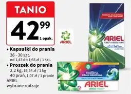 Intermarche Kapsułki do prania / Proszek do prania ARIEL wybrane rodzaje oferta