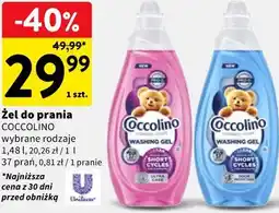 Intermarche Żel do prania COCCOLINO wybrane rodzaje oferta