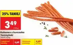Biedronka Kabanos z kurczaka Tarczyński oferta