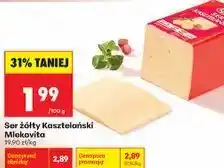 Biedronka Ser żółty Kasztelański Mlekovita oferta