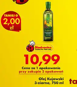 Biedronka Olej Kujawski 3-ziarna oferta