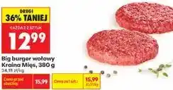 Biedronka Big burger wołowy Kraina Mięs oferta