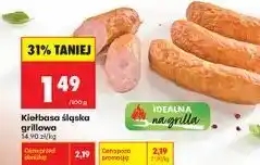 Biedronka Kiełbasa śląska grillowa oferta
