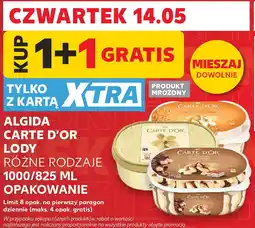 Kaufland ALGIDA CARTE D'OR LODY RÓŻNE RODZAJE 1000/825 ML OPAKOWANIE oferta