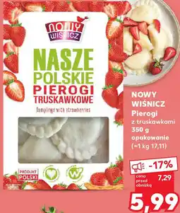 Kaufland Pierogi z truskawkami Nowy Wiśnicz oferta