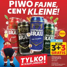 Kaufland Piwo 0,5-5,4% alk. różne rodzaje 0,5 l puszka STEPHANS BRÄU oferta
