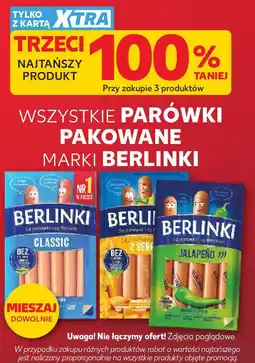 Kaufland WSZYSTKIE PARÓWKI PAKOWANE MARKI BERLINKI oferta