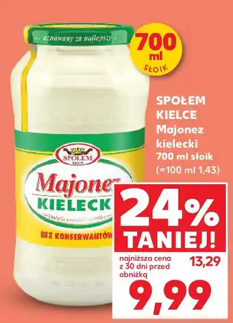 Kaufland Majonez kielecki SPOŁEM KIELCE oferta