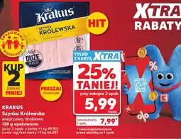Kaufland Szynka Królewska wieprzowa, drobiowa 120 g opakowanie oferta