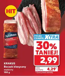 Kaufland Boczek klasyczny wędzony oferta